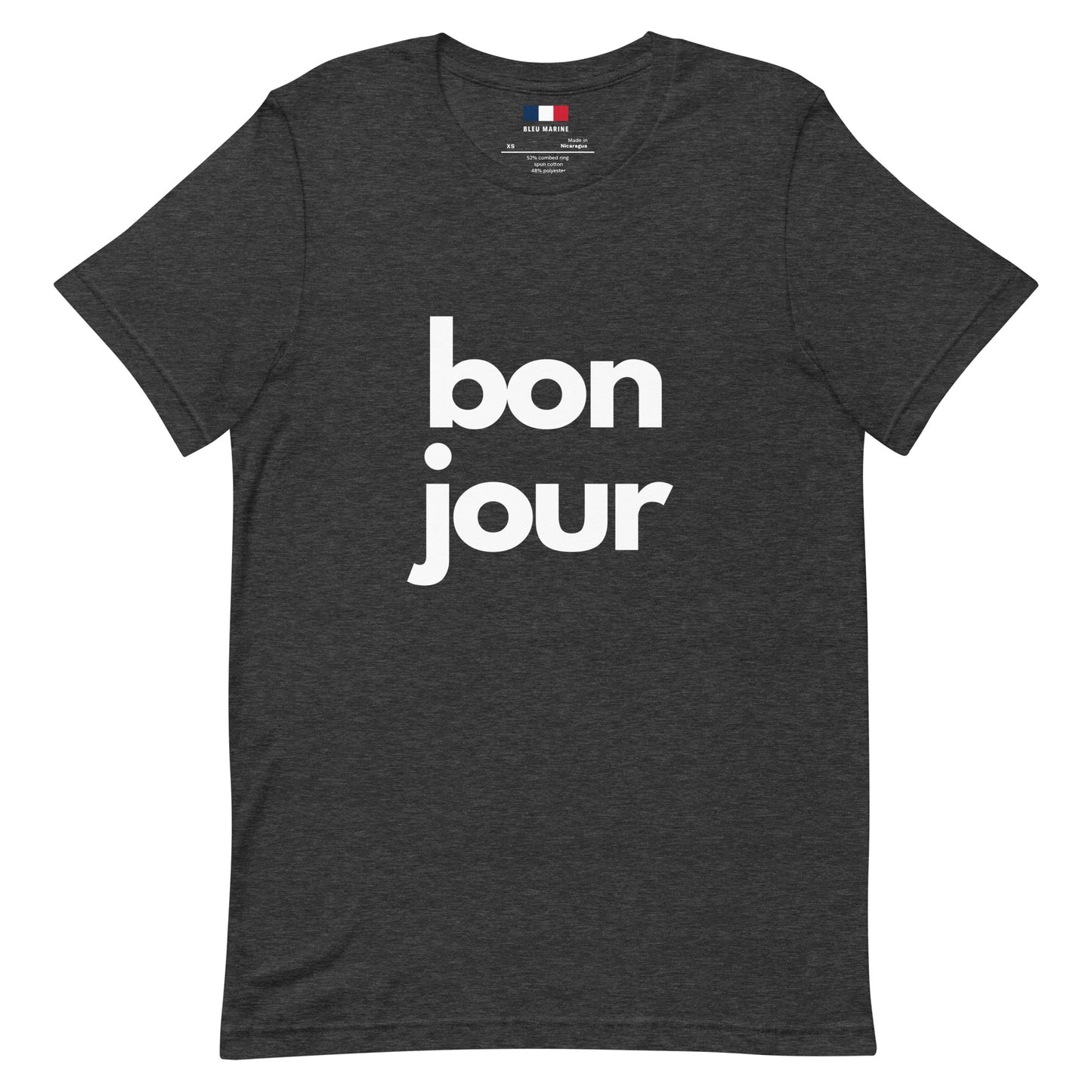 Grey BONJOUR Tee