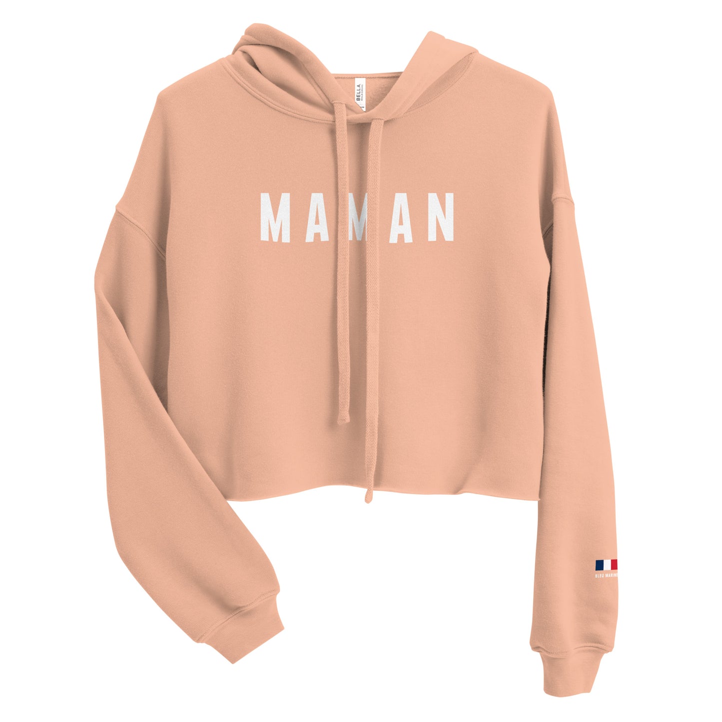 Womens "Maman" Cropped Hoodie
