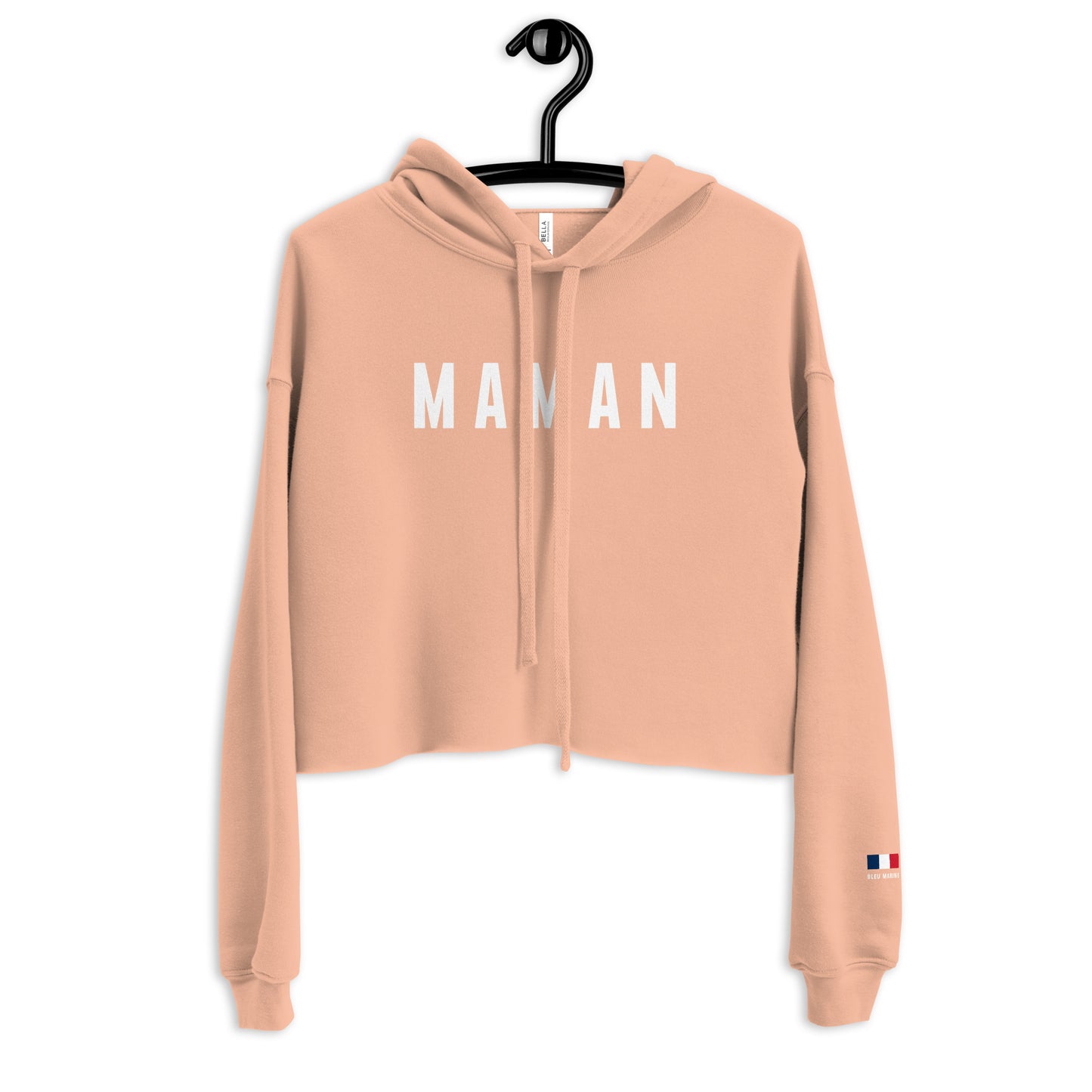 Womens "Maman" Cropped Hoodie
