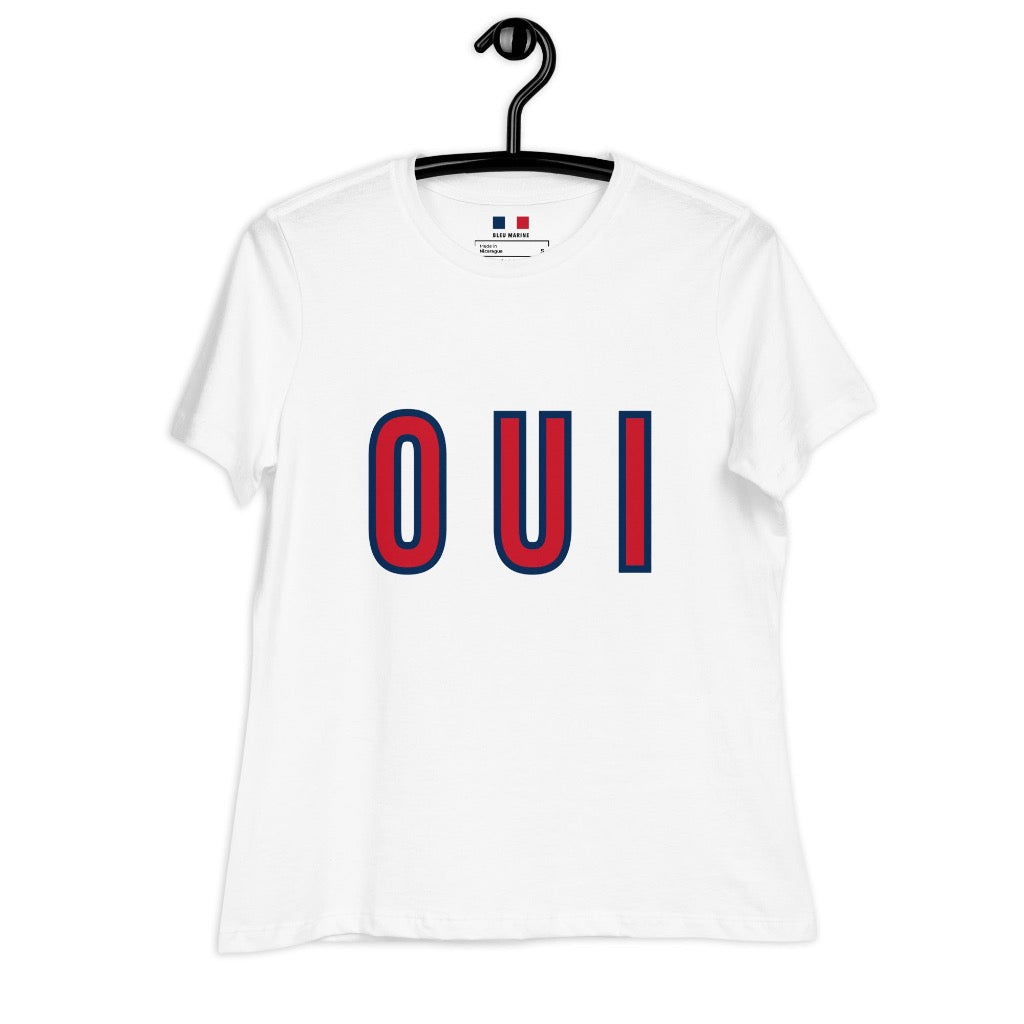 OUI White T-shirt on hanger