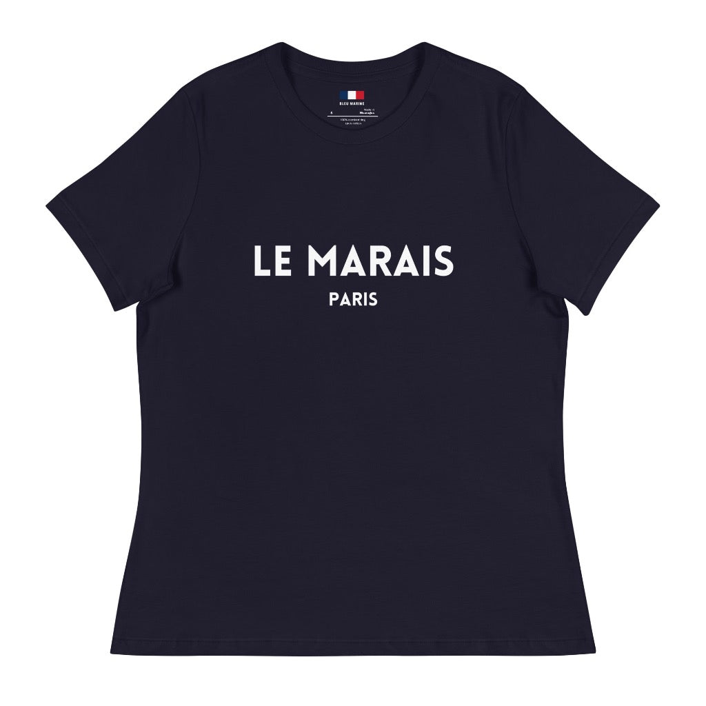 Le Marais Navy Blue T-Shirt