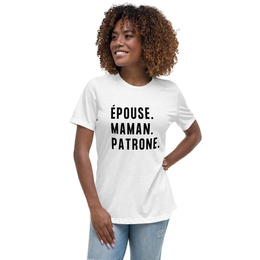 ÉPOUSE MAMAN PATRONE T-Shirt