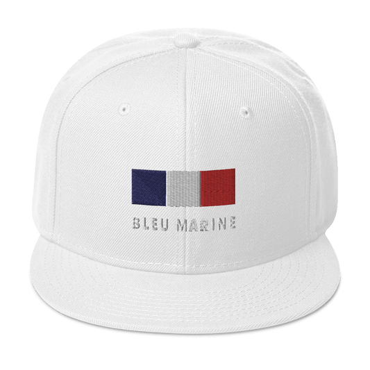 Bleu Marine White Hat